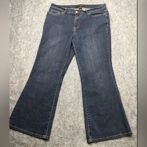 Petite Venezia Classic flare blue Denim Jeans Scandi Girl